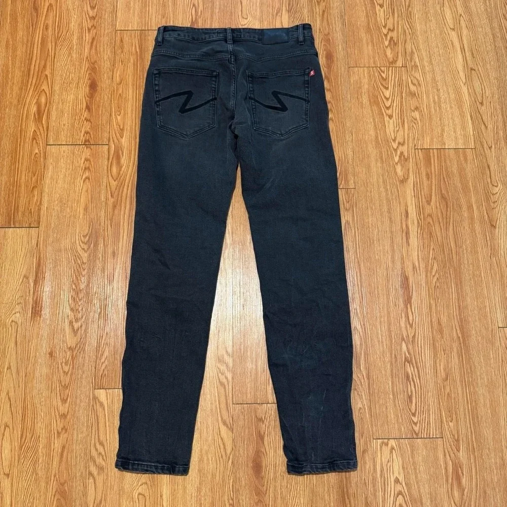 Pando Moto Men's Jeans Fits 32x32.5 Slim Black Cordura SAS Tec DESC